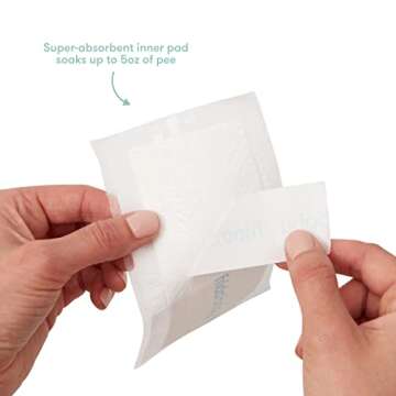 Frida Baby Poo + Pee Potty Liners, Leak-Proof, Super-Absorbent Liners Potty Bags, Fits Most Potty Chairs for Easy Cleanup, 30 Count