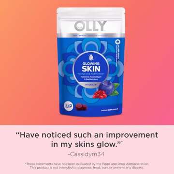 OLLY Glowing Skin Collagen Gummies for Hydrated Skin