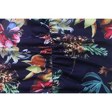 Elegant Floral Formal Dresses for Women Sexy Bodycon V Neck Cocktail Floor Length Prom Long Dress for Evening Party(2X-Large) Flower