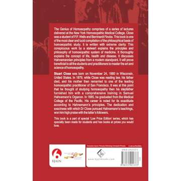 Genius of Homeopathy Lectures and Essays On Homeopathic Philosophy