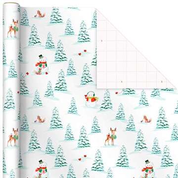 Hallmark Christmas Wrapping Paper 3 Rolls Pack 120 sq ft