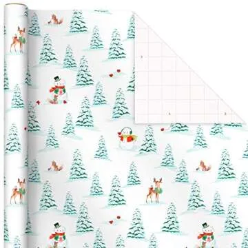 Hallmark Christmas Wrapping Paper 3 Rolls Pack 120 sq ft
