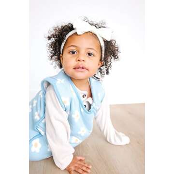 Copper Pearl Sleep Sack: Warm and Cozy Baby Bag in a Variety of Trendy Designs, Safe Alternative to Blankets, Sleeveless Baby Sleep Sack Swaddle Sizes Newborn to 24 Months - Della