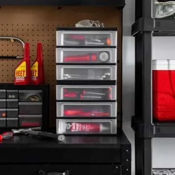 IRIS USA 3-Drawer Plastic Stacking Organizer for Home & Office