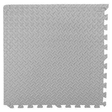 Performance Tool W88989 24-Inch X 24-Inch Protective Diamond Shape Anti-Fatigue Interlocking Floor Mat (24 Square Feet) , Grey
