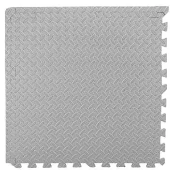 Performance Tool W88989 24-Inch X 24-Inch Protective Diamond Shape Anti-Fatigue Interlocking Floor Mat (24 Square Feet) , Grey