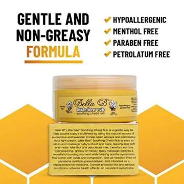 Bella B Soothing Baby Chest Rub - 2 oz - Organic Relief