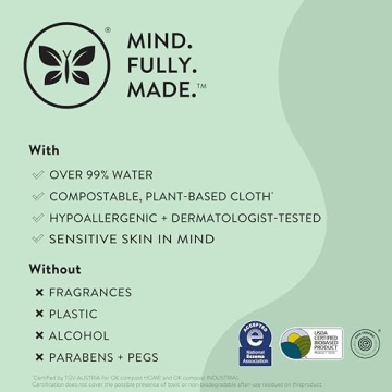 Honest Company Clean Conscious Wipes for All Skin Types, 10 Count