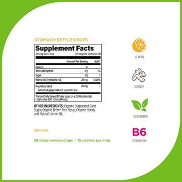 Ginger Ginger Drops for Nausea Relief | Upspring Stomach Settle