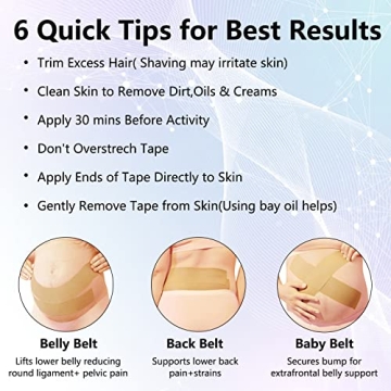 CLOXENY Pregnancy Tape for Maternity Support and Relief