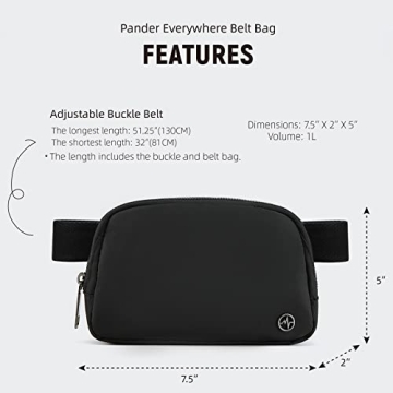 PANDER Everywhere Mini Belt Bag - Eco-Friendly & Chic