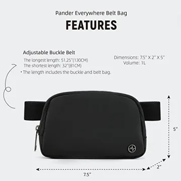 PANDER Everywhere Mini Belt Bag - Eco-Friendly & Chic