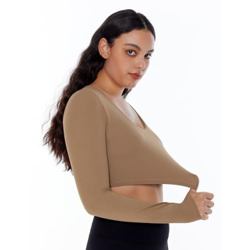 Women’s Long Sleeve Crop Top for Fitness & Fashion