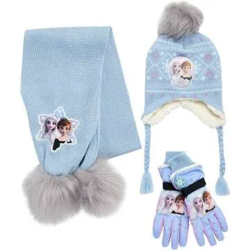 Disney Girls' Winter Snow Glove Set for Toddlers