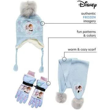 Disney Girls' Winter Snow Glove Set for Toddlers
