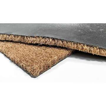 Personalized Last Name Coir Coconut Doormat 18x30