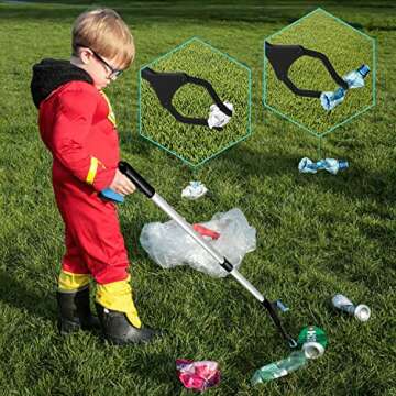 Ergonomic 2-Pack Grabber Tool for Easy Reaching