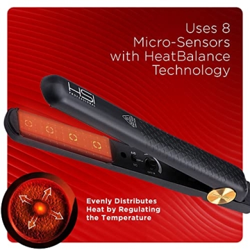 HSI Professional Ceramic Flat Iron with Travel Argan Oil