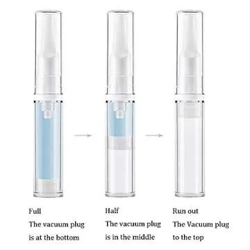 Wresty Travel Airless Pump Bottles for Skincare