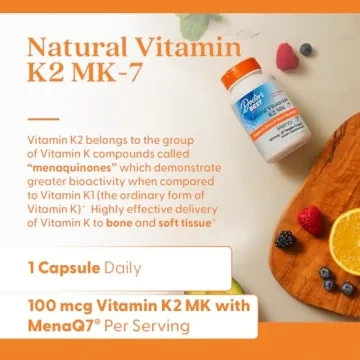 Doctor's Best Natural Vitamin K2 Mk-7, Supports Bone Health