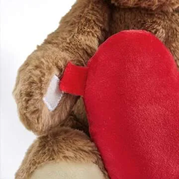 Let's Make Memories Personalized Kissy Plush Bears for Couples - Valentines Day - for Him - for Her - Romantic Stuffed Animals - Love - Amor - Te Amo - I Love You - Teddy Bears