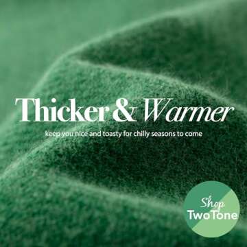 CALVIN & OLIVIA Ultra-Soft Winter Cashmere Feel Scarf Warm Long Unisex Winter Scarves Perfect Holiday Gift for Women Men Amazing Two Tone Green Lime