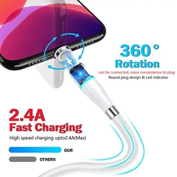 AICase 3-in-1 Magnetic Charging Cable for Fast Charging