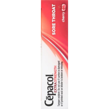 Cepacol Extra Strength Sore Throat Lozenges Cherry Flavor 16ct