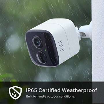 Kasa Home Security Camera KC310S2 1080P with Siren and Night Vision