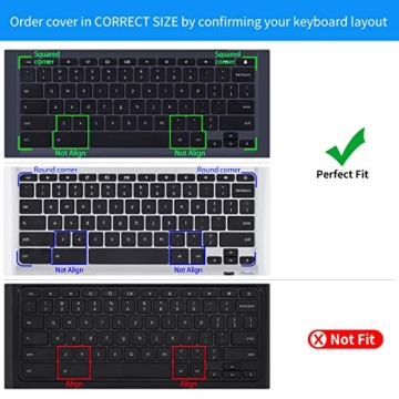 CaseBuy HP 14 inch Chromebook Keyboard Cover - Ombre Pink