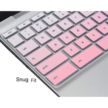CaseBuy HP 14 inch Chromebook Keyboard Cover - Ombre Pink