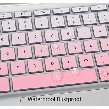 CaseBuy HP 14 inch Chromebook Keyboard Cover - Ombre Pink