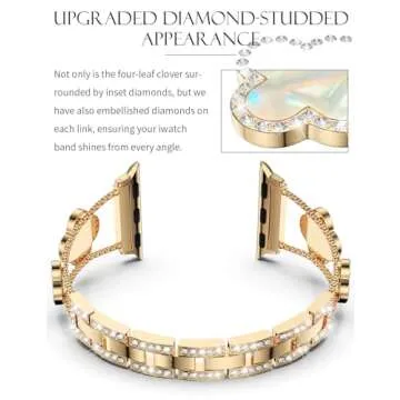 CTYBB Bling Diamond Band for Apple Watch Women