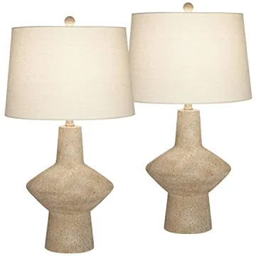 360 Lighting Cozumel 26 3/4" Tall Coastal Table Lamps Set