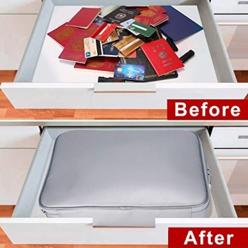 DocSafe Fireproof Document Bag with Lock for Secure Storage