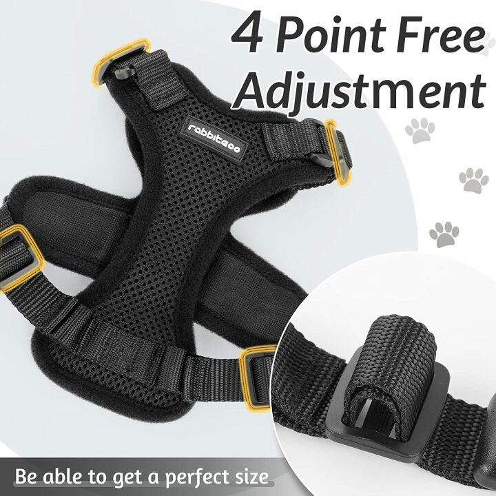 Escape Proof Cat Harness and Leash - Black XS