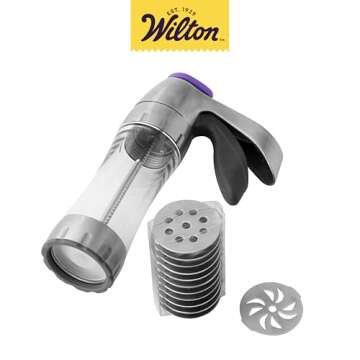 Wilton Preferred Press Cookie Press Set with 12 Shapes Discs for Originalö Cookies