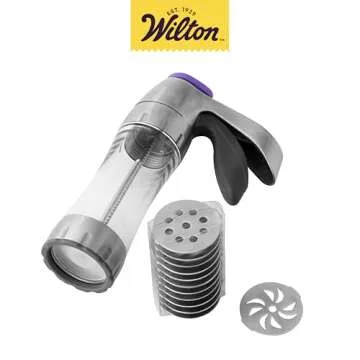 Wilton Preferred Press Cookie Press Set with 12 Shapes Discs for Originalö Cookies