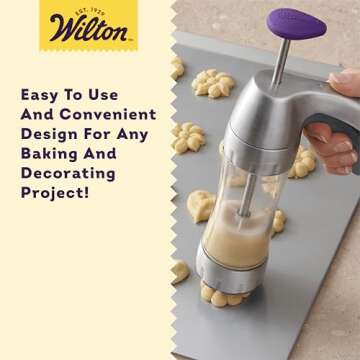 Wilton Preferred Press Cookie Press Set with 12 Shapes Discs for Originalö Cookies