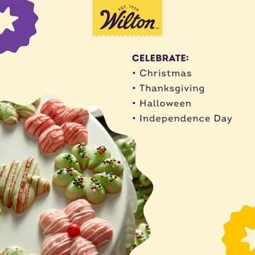 Wilton Preferred Press Cookie Press Set with 12 Shapes Discs for Originalö Cookies