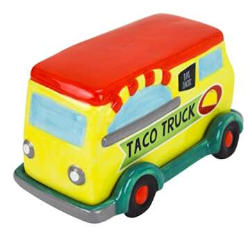 Boston Warehouse Taco Truck Decorative Butter Dish