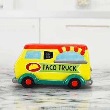 Boston Warehouse Taco Truck Decorative Butter Dish