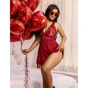Avidlove Lace Babydoll Chemise for Romantic Nights