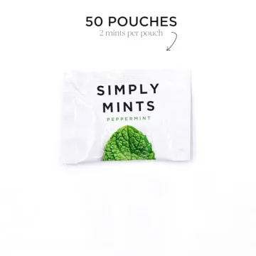 Buy Simply Gum Mints - 50 Individually Wrapped Mint Pouches