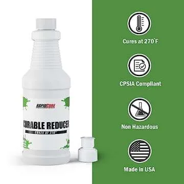 Rapid Cure® Plastisol Ink Curable Reducer (Quart - 32 oz.) - Screen Printing Ink Viscosity Reducer, Screen Printing Ink Thinner, Additive for Your Screen Printing Kit, Screen Printing Supplies