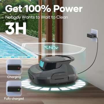 AIPER Cordless Automatic Pool Cleaner for Easy Maintenance