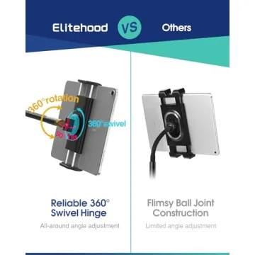 Elitehood Stable Height Adjustable iPad Stand for All Tablets