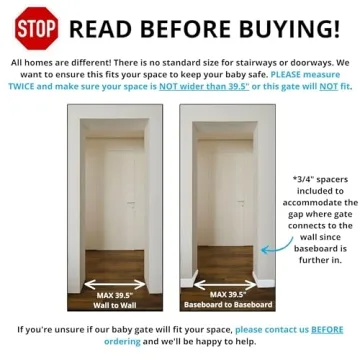Stylish Qdos Crystal Baby Gate for Kids and Pets - Easy Install