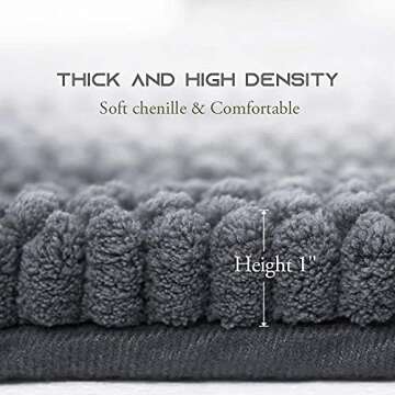 Soft Chenille Bath Rug Sets for Stylish Home Decor