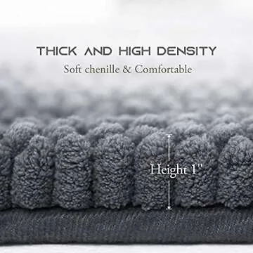 Soft Chenille Bath Rug Sets for Stylish Home Decor